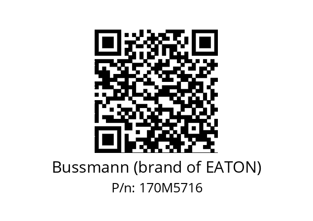   Bussmann (brand of EATON) 170M5716