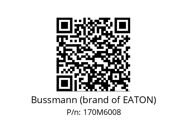   Bussmann (brand of EATON) 170M6008