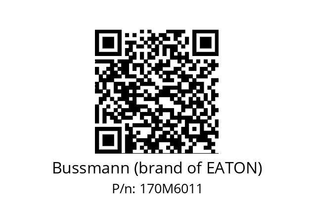   Bussmann (brand of EATON) 170M6011