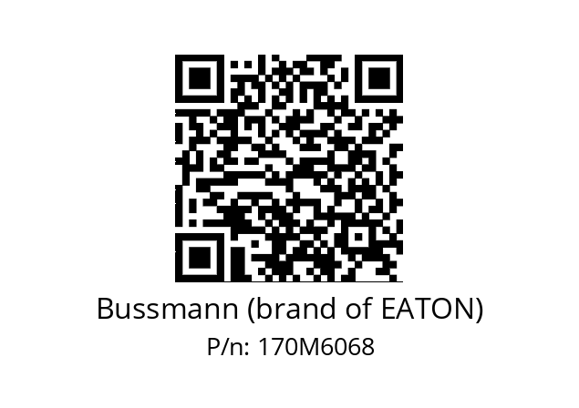   Bussmann (brand of EATON) 170M6068