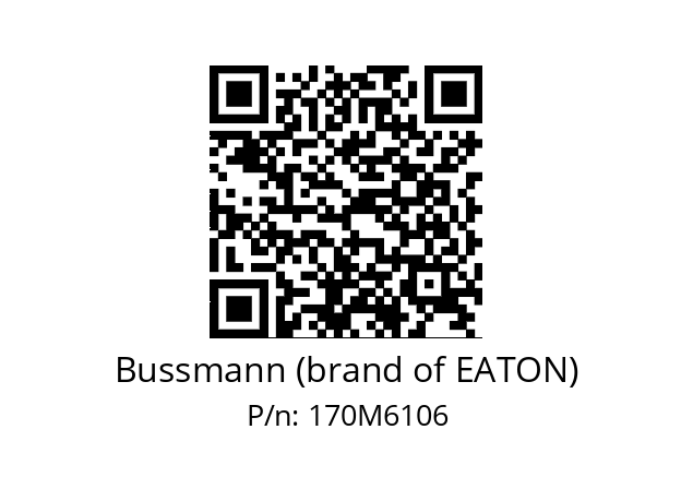   Bussmann (brand of EATON) 170M6106