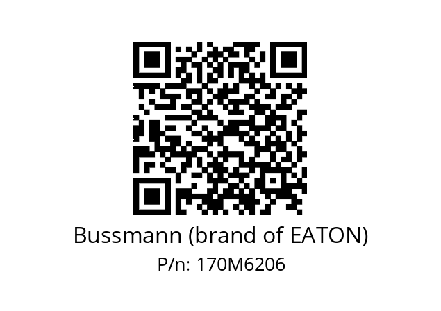   Bussmann (brand of EATON) 170M6206