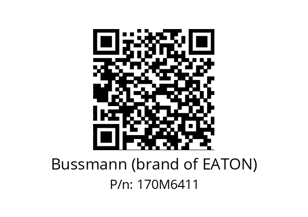   Bussmann (brand of EATON) 170M6411