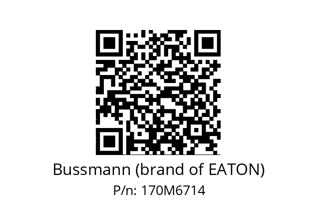   Bussmann (brand of EATON) 170M6714