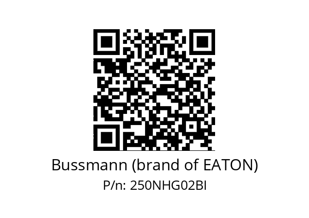   Bussmann (brand of EATON) 250NHG02BI