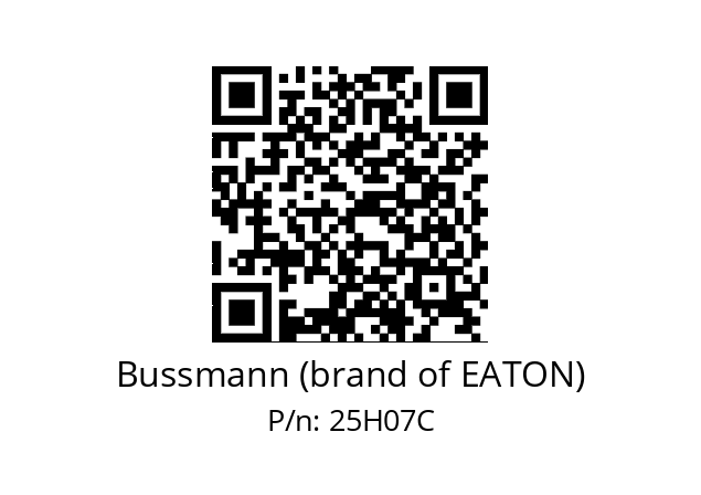   Bussmann (brand of EATON) 25H07C