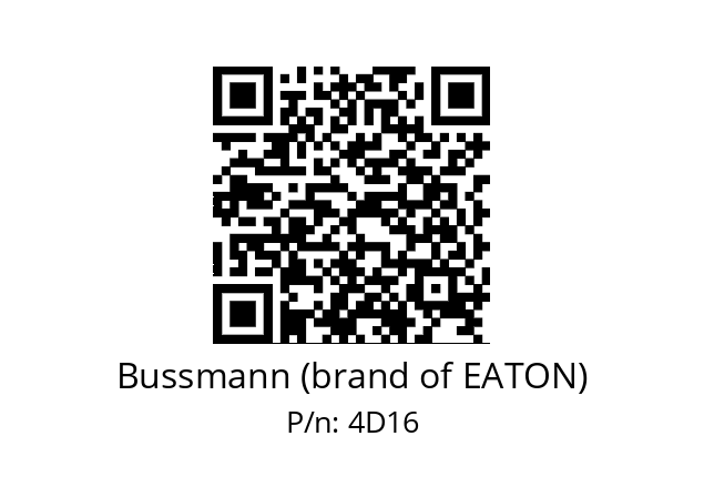   Bussmann (brand of EATON) 4D16