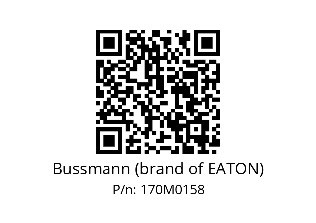   Bussmann (brand of EATON) 170M0158