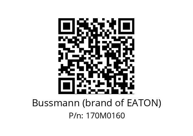   Bussmann (brand of EATON) 170M0160