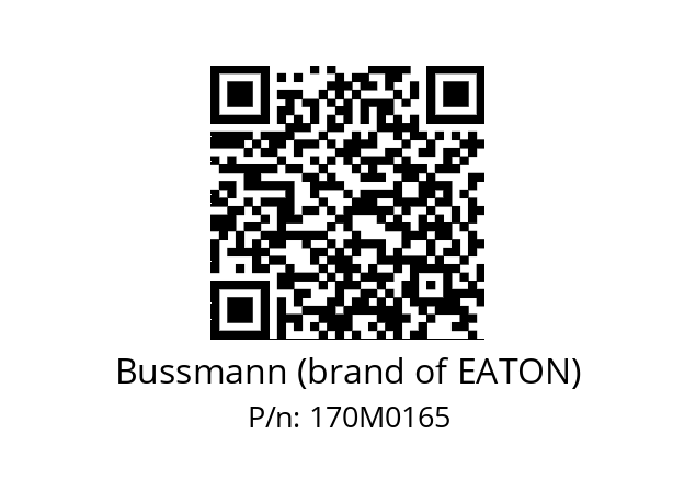   Bussmann (brand of EATON) 170M0165