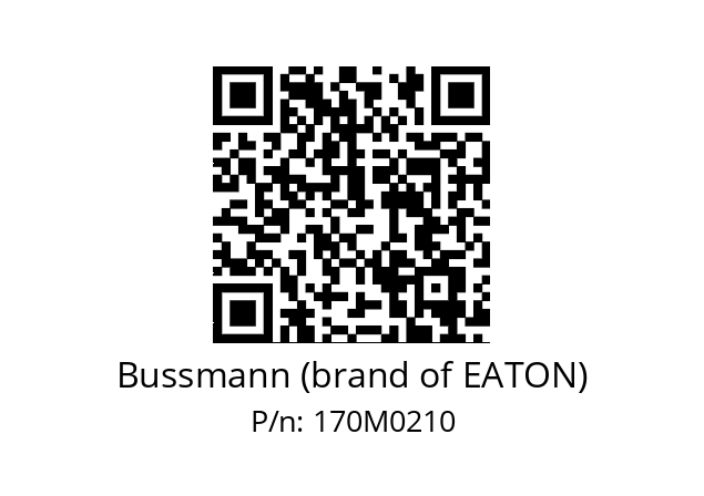   Bussmann (brand of EATON) 170M0210