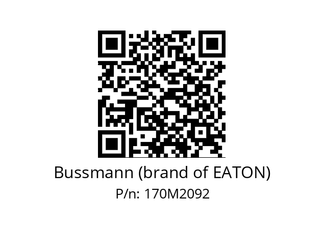   Bussmann (brand of EATON) 170M2092