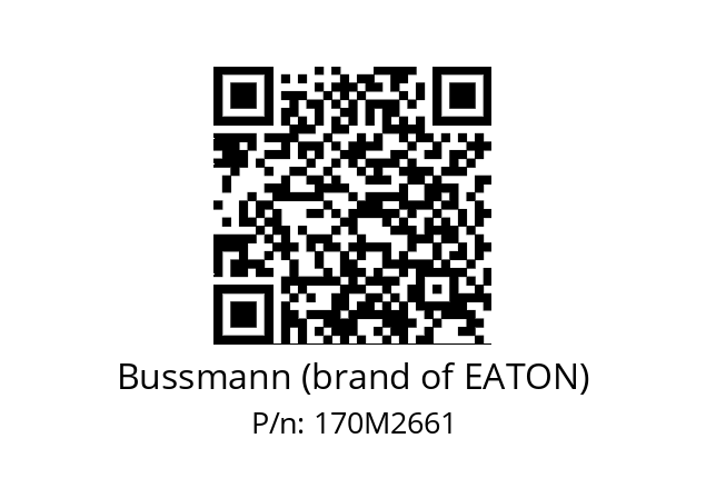   Bussmann (brand of EATON) 170M2661