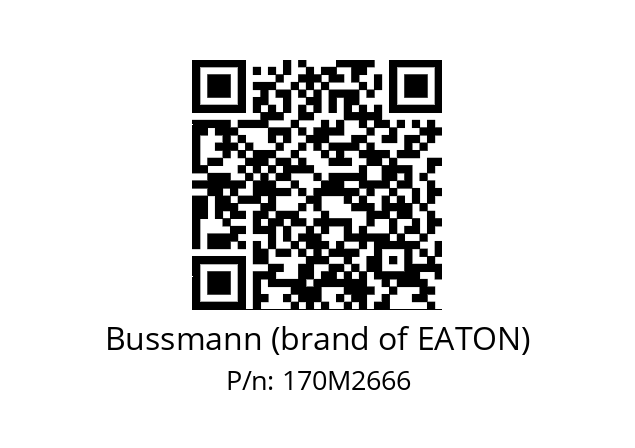   Bussmann (brand of EATON) 170M2666