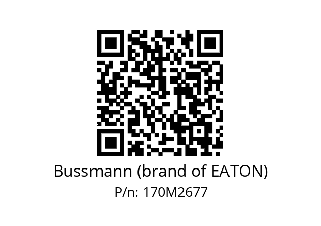   Bussmann (brand of EATON) 170M2677