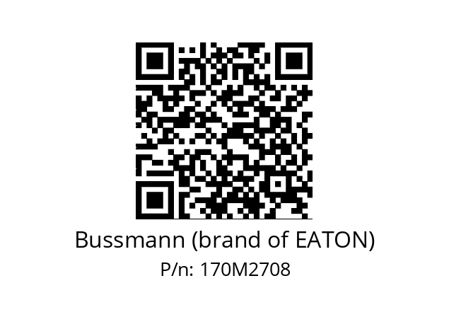   Bussmann (brand of EATON) 170M2708