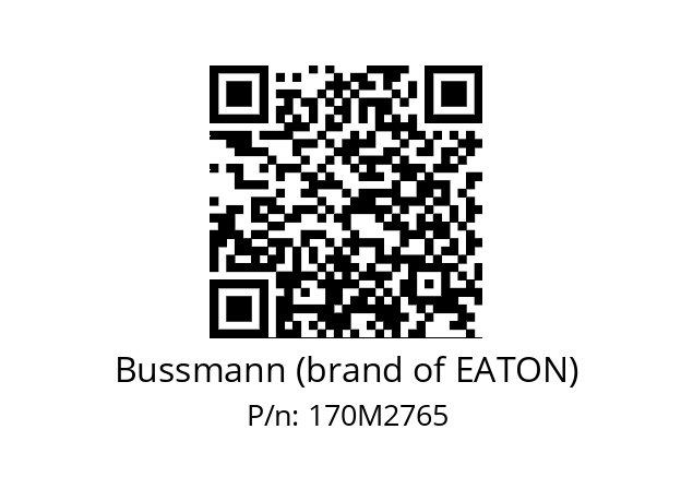   Bussmann (brand of EATON) 170M2765