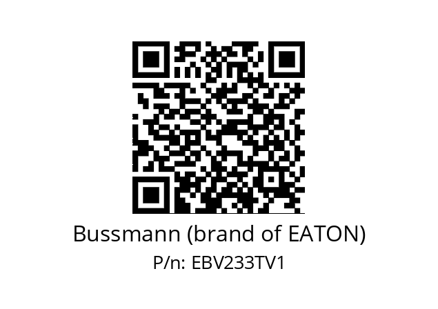   Bussmann (brand of EATON) EBV233TV1