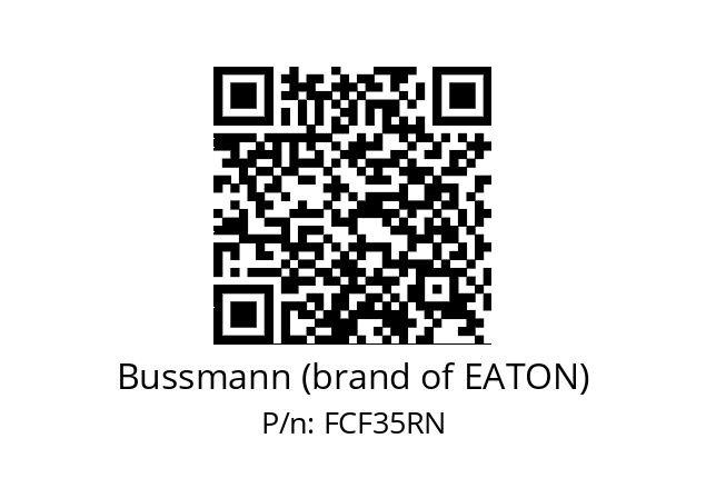   Bussmann (brand of EATON) FCF35RN