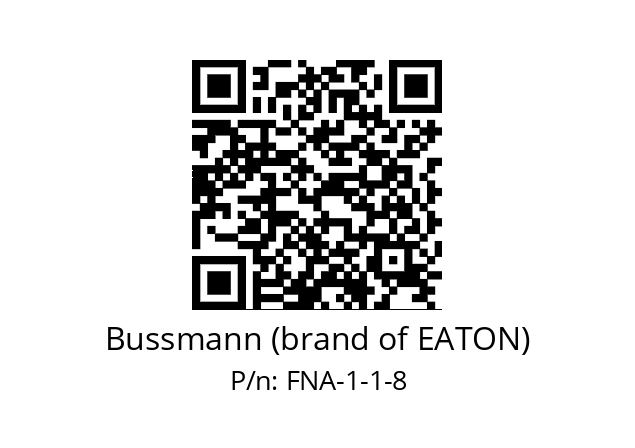   Bussmann (brand of EATON) FNA-1-1-8