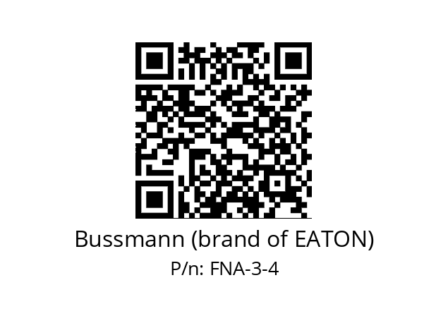   Bussmann (brand of EATON) FNA-3-4