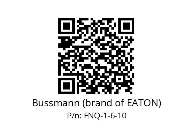   Bussmann (brand of EATON) FNQ-1-6-10