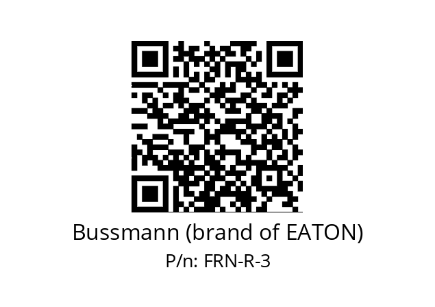   Bussmann (brand of EATON) FRN-R-3