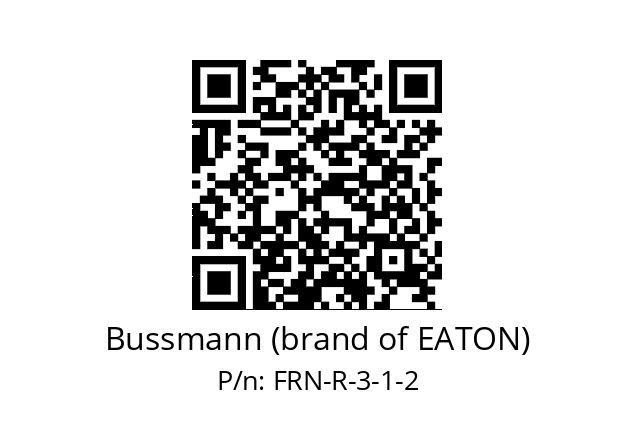   Bussmann (brand of EATON) FRN-R-3-1-2