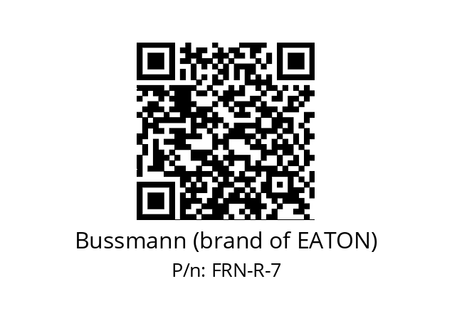   Bussmann (brand of EATON) FRN-R-7