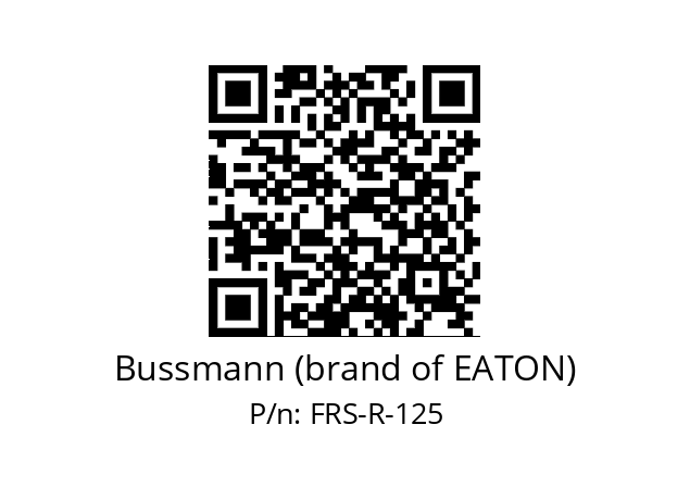   Bussmann (brand of EATON) FRS-R-125