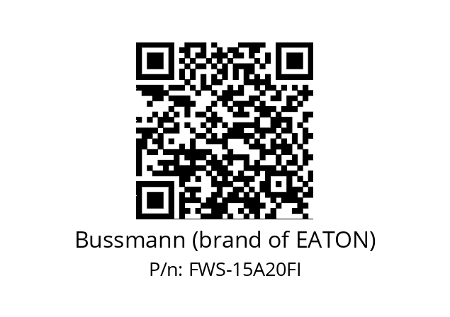   Bussmann (brand of EATON) FWS-15A20FI