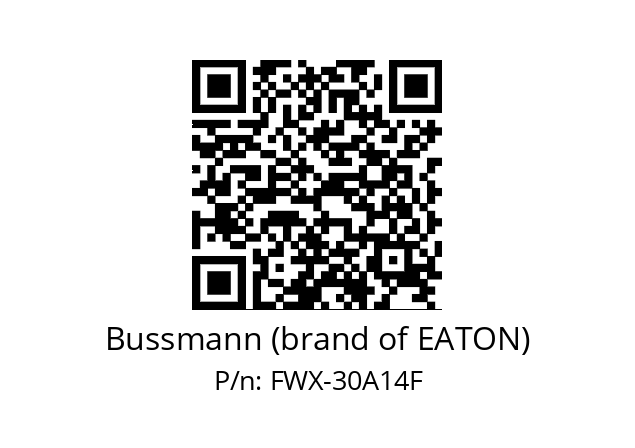   Bussmann (brand of EATON) FWX-30A14F