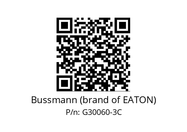   Bussmann (brand of EATON) G30060-3C