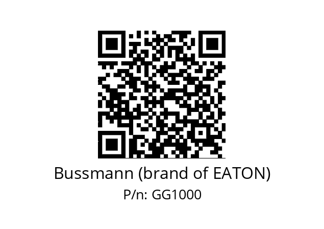   Bussmann (brand of EATON) GG1000