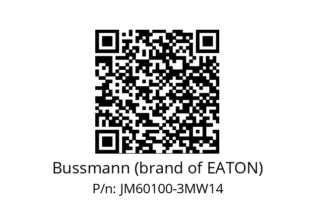   Bussmann (brand of EATON) JM60100-3MW14