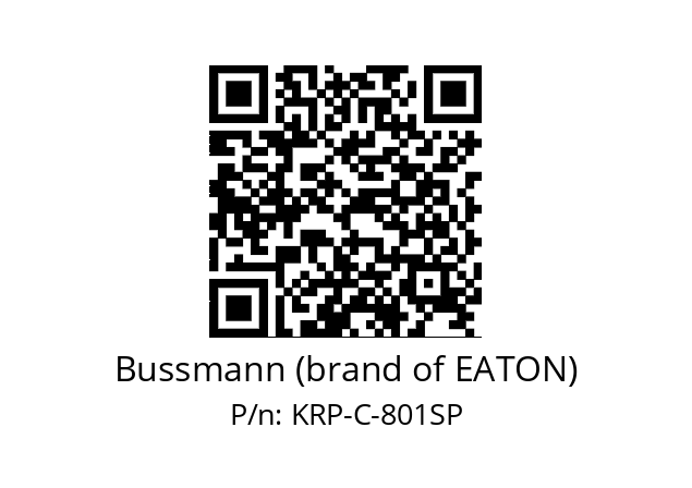   Bussmann (brand of EATON) KRP-C-801SP