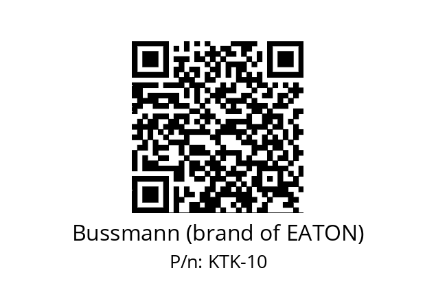   Bussmann (brand of EATON) KTK-10