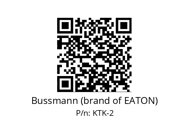   Bussmann (brand of EATON) KTK-2