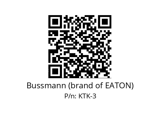   Bussmann (brand of EATON) KTK-3