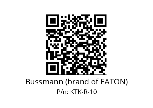   Bussmann (brand of EATON) KTK-R-10