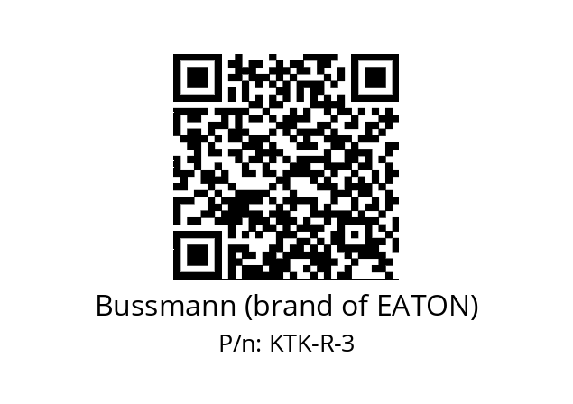   Bussmann (brand of EATON) KTK-R-3