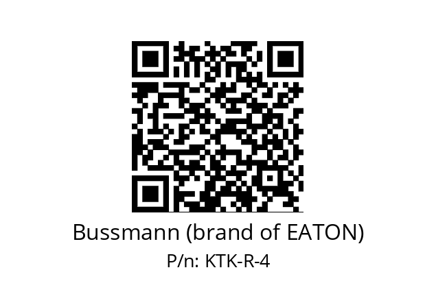   Bussmann (brand of EATON) KTK-R-4