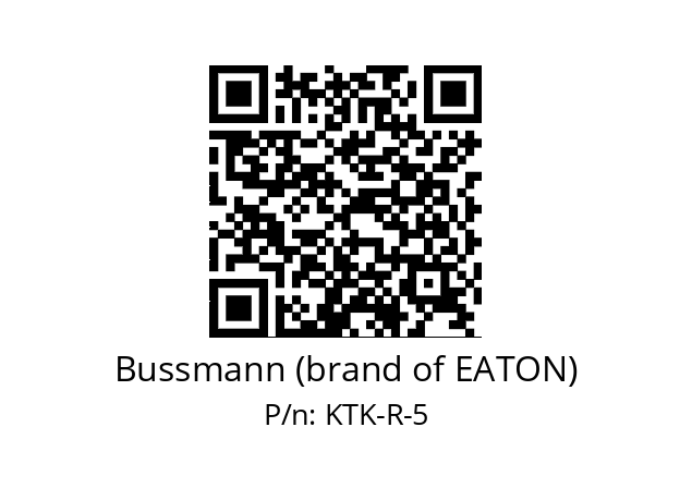   Bussmann (brand of EATON) KTK-R-5