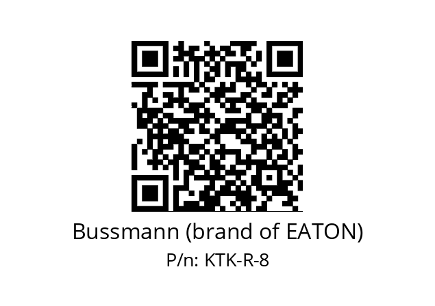   Bussmann (brand of EATON) KTK-R-8