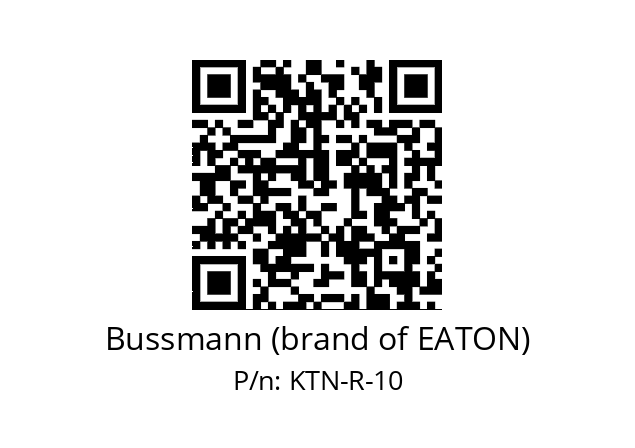   Bussmann (brand of EATON) KTN-R-10