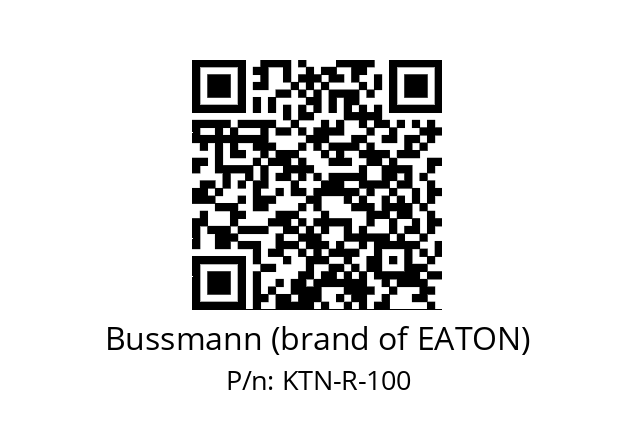   Bussmann (brand of EATON) KTN-R-100