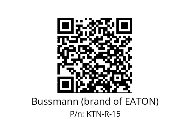   Bussmann (brand of EATON) KTN-R-15