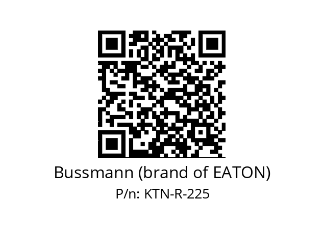   Bussmann (brand of EATON) KTN-R-225