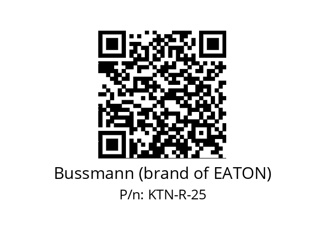   Bussmann (brand of EATON) KTN-R-25