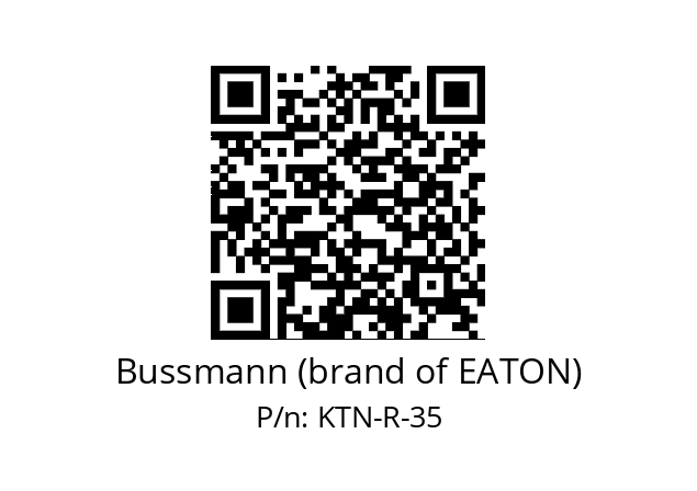   Bussmann (brand of EATON) KTN-R-35